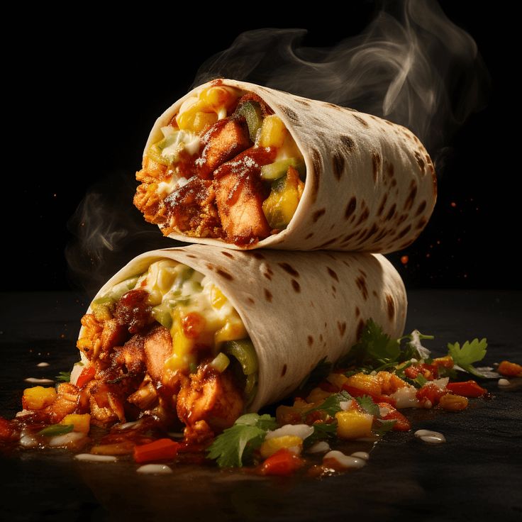 Smoky Chipotle Chicken Al Pastor Burritos Recipe