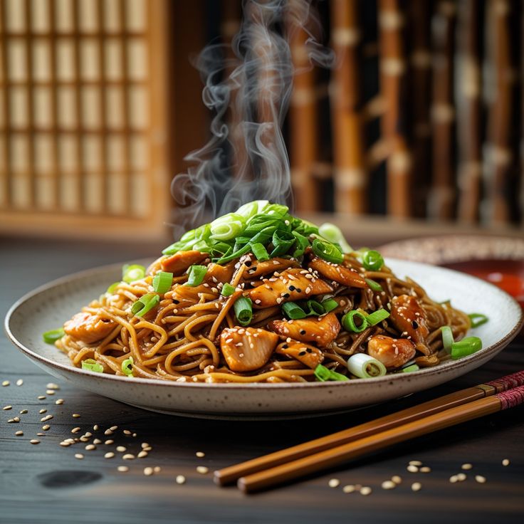 🍜 Yummy Chicken Yakisoba 🍗